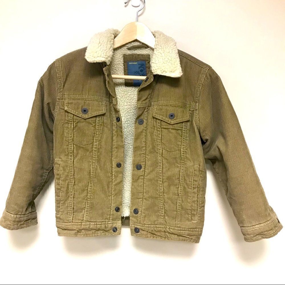 - l👠Old Navy fleece lined corduroy jacket  Sz Sm